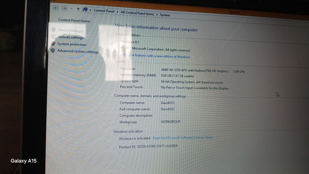Ноутбук для навчання / роботи HP Pavilion 15 (8GB / 1TB)