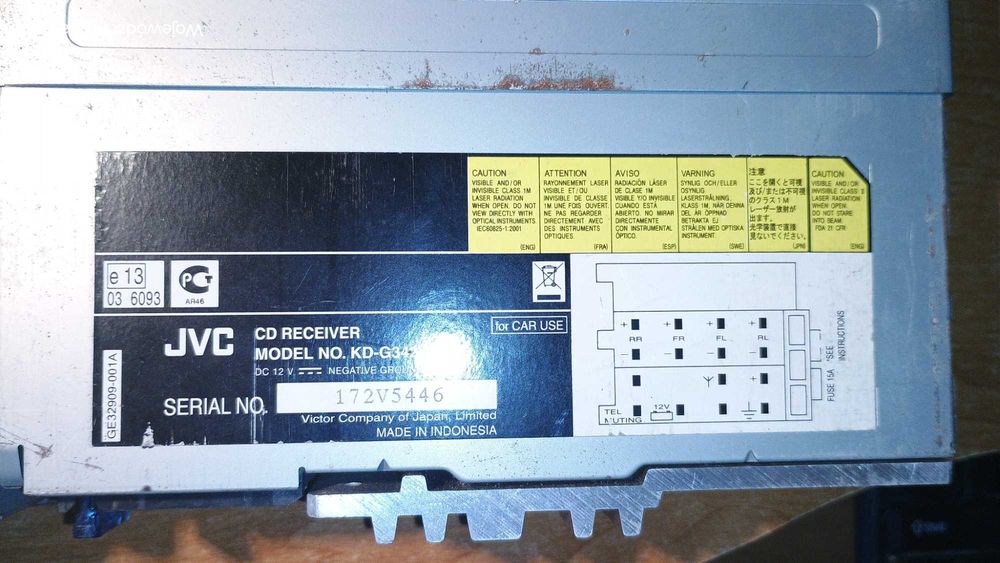 Radia samochodowe Pionier i JVC