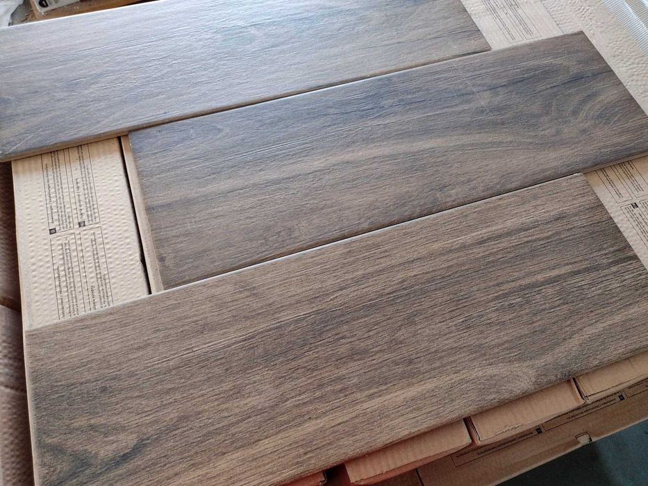 Płytki Drewnopodobne RANCHO CIEMNY BRĄZ 60x20 cm