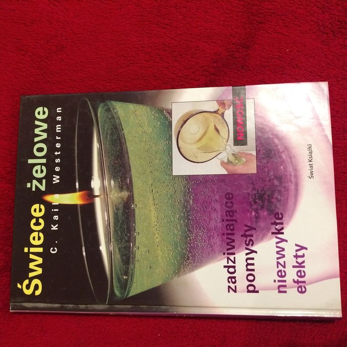 Świece żelowe - książka