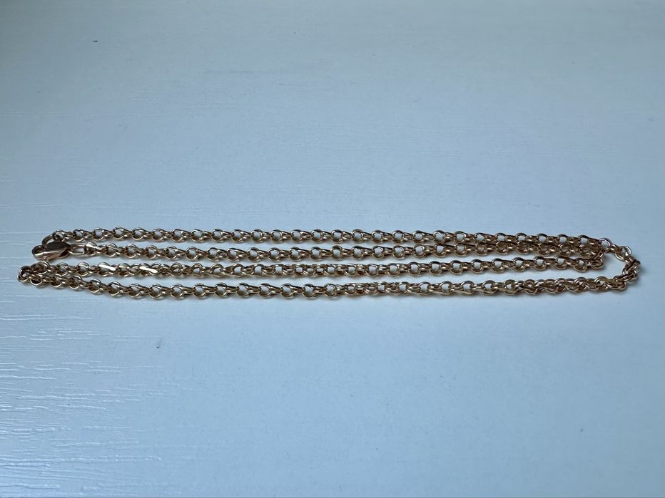 Цепочка золота, подвійний якір, 585 проба.