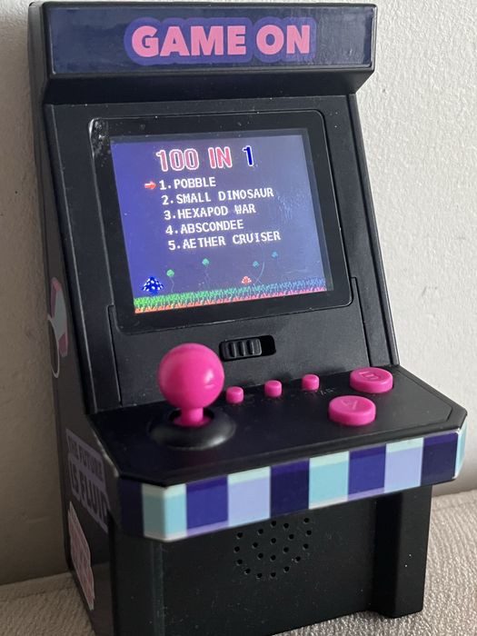 Gra, konsola, retro, arcade, 100 w 1 mini