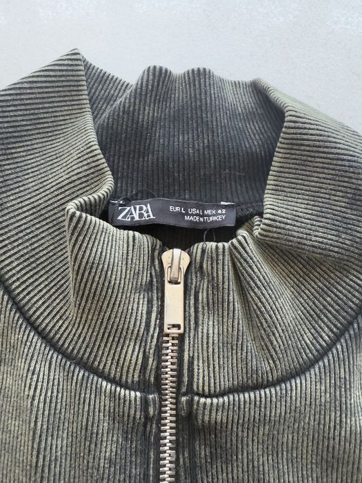 Кофта Zara в винтажном стиле , в рубчик