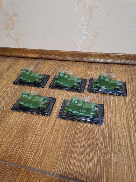 Машинка бронемобиль БА-20 DeAgostini