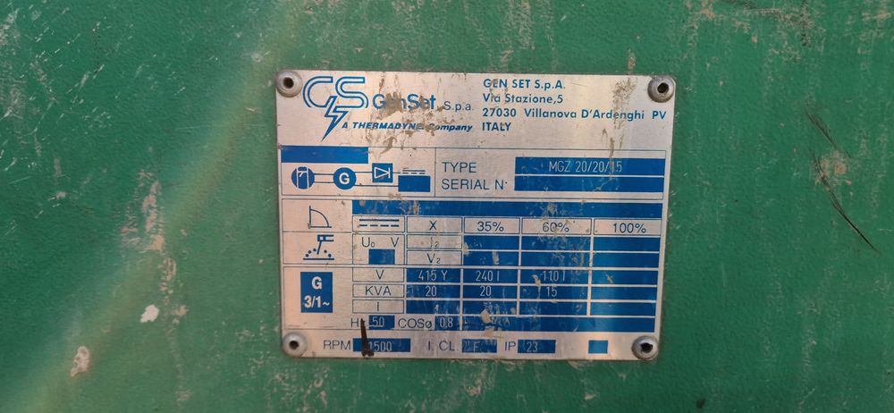 Agregat prądotwórczy 20 KW disel silnik perkinsa
