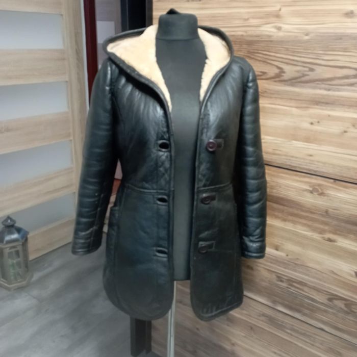 Kurtka płaszcz skóra naturalna