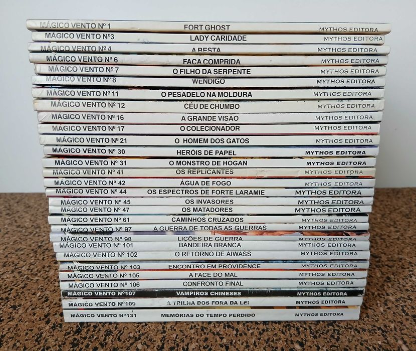 29 BDs - Mágico Vento (Mythos Editora)