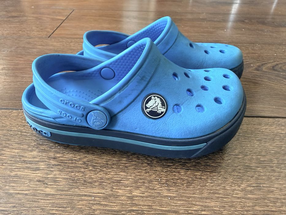 Crocs c8-c9, niebieskie, chodaki 8/9