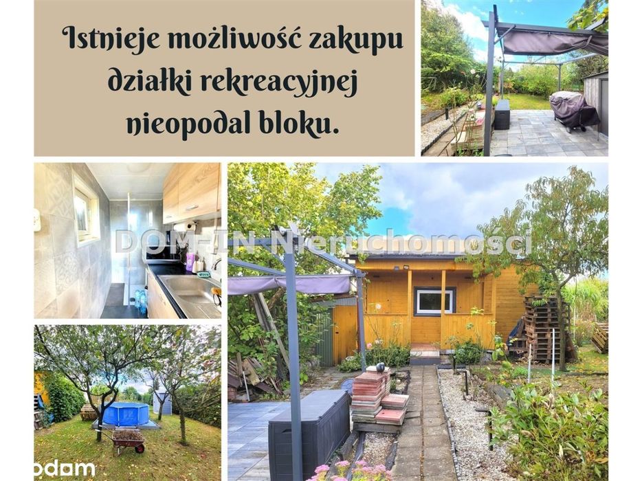 mieszkanie w układzie szwedzkim+ działka Rod Irys