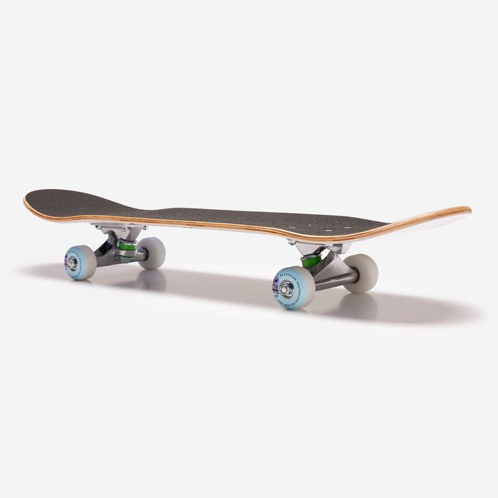 SKATE CRIANÇA 3-7 ANOS CP100 MINI SKATOPIA TAMANHO 7,25" CINZENTO