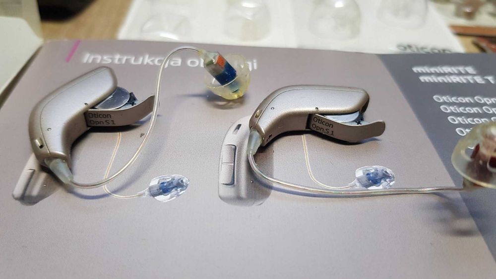Aparat słuchowy OTICON OPN S1 MINIRITE 312 + ConnectClip + ładowarka