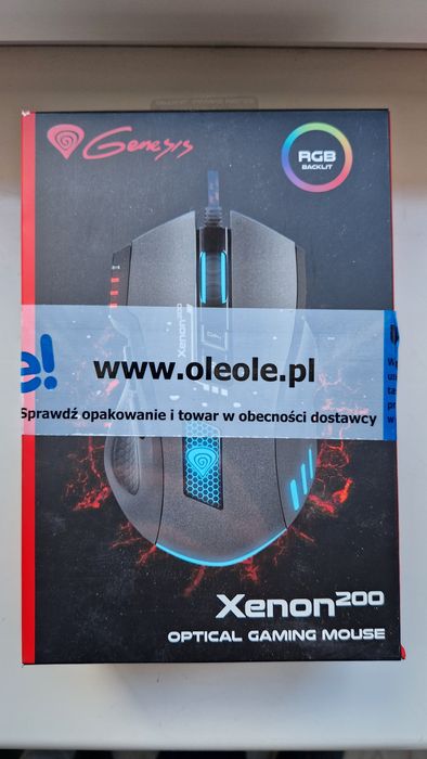 Mysz RGB Genesis Xenon 200, 3200 dpi