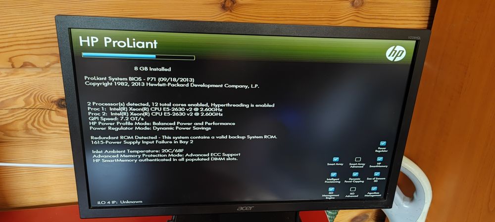 Сервер HP ProLiant DL360p Gen8