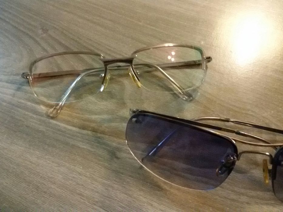 Okulary damskie zerówki i drugie lekko niebieskie gratis