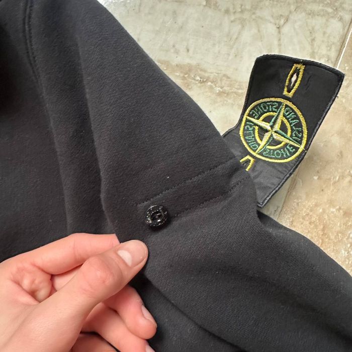 Stone Island Black Hoodie Cp Company