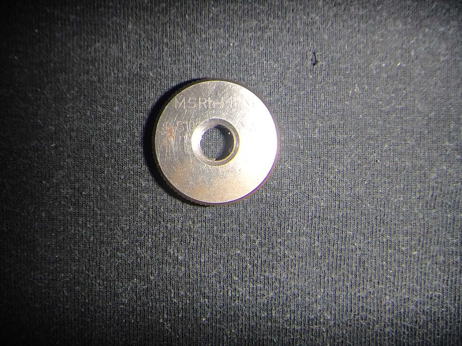 Sprawdzian pierścieniowy do gwintu MSRh M10x1 S8 S10