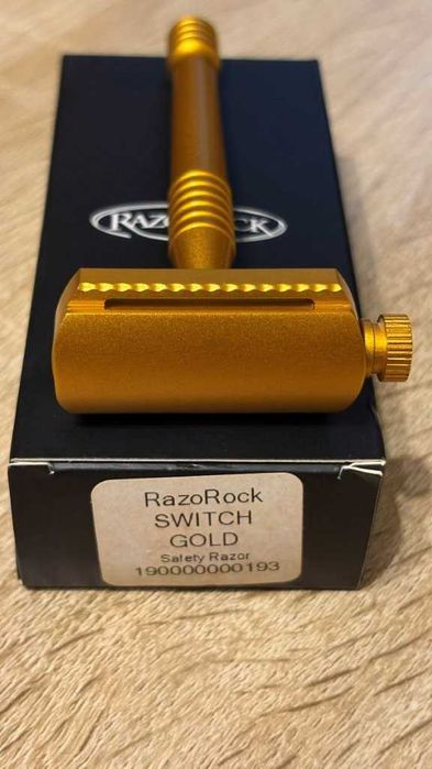 Maszynka do golenia RazoRock Switch Gold