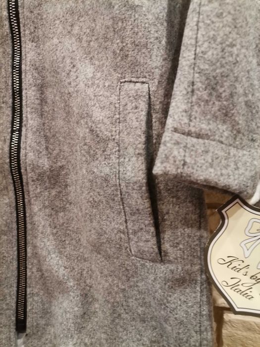 Płaszczyk flausz 122/128