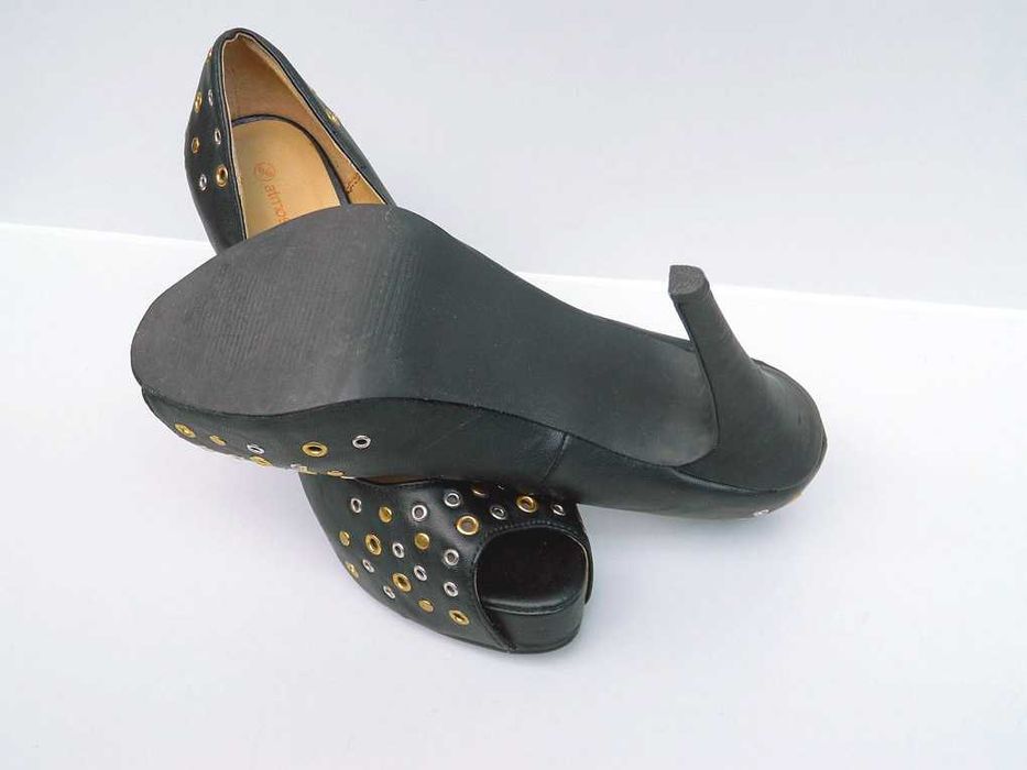 Skórzane *atmosphere* 2 razy użyte roz 6(39,5)