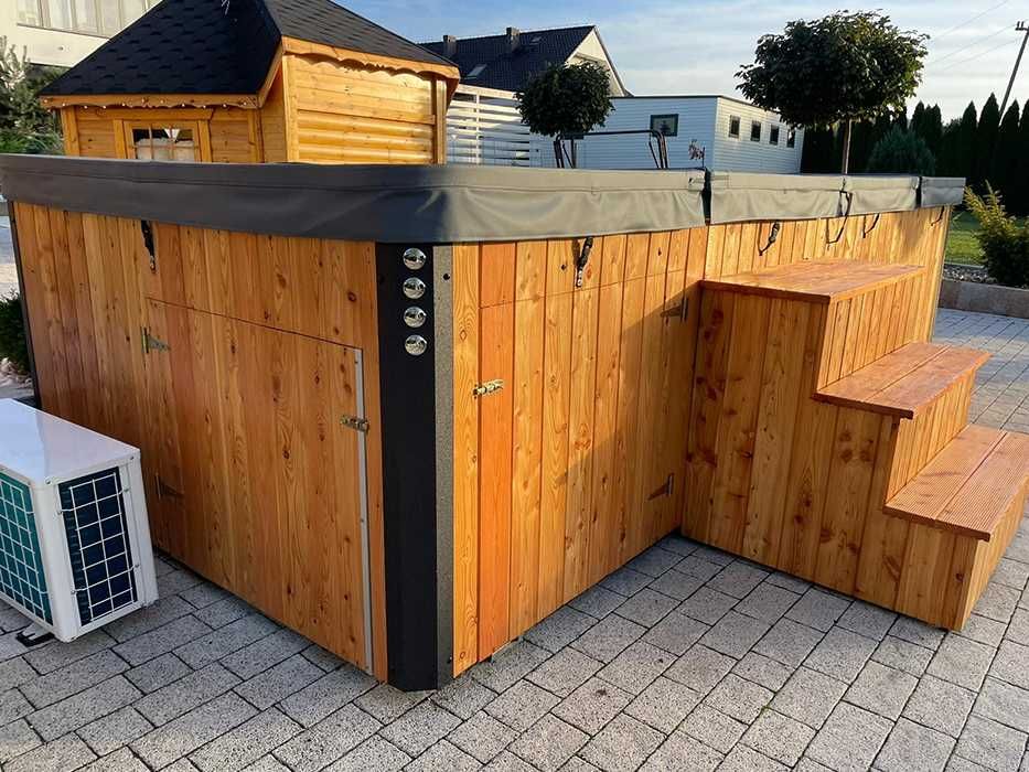 NOWOŚĆ Basen Kleopatra 480 x 225 x 120cm Swim Spa Bania Balia Hot tub