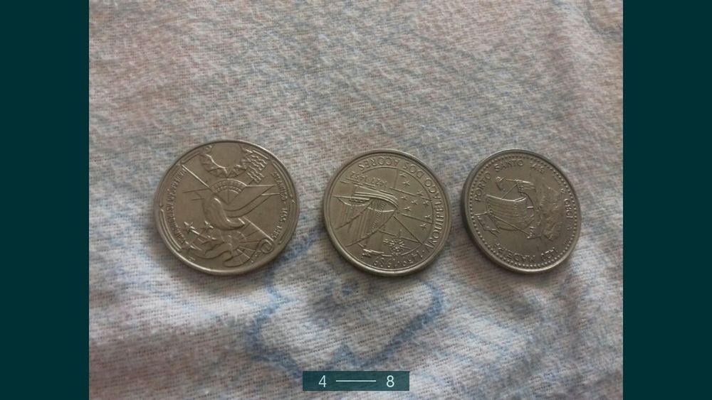 Moedas Escudo comemorativas