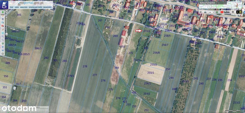 Działka budowlana 272/2, 1319 m2, Piotrkowiczki, Trzebnica, S5 Wrocław