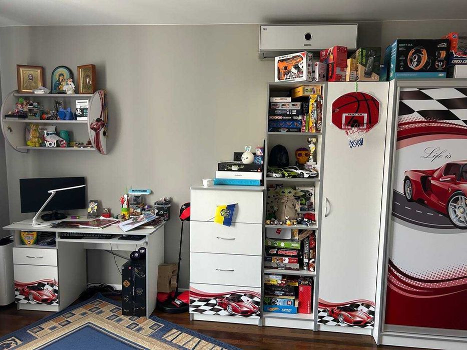 Меблі дитячі Ferrari Феррарі повний комплект для кімнати хлопчика