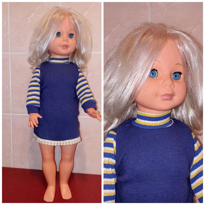 Кукла, лялька ГДР, 60 см.