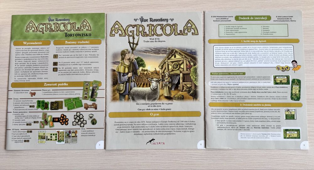 Agricola Wersja dla Graczy+ 3 dodatki