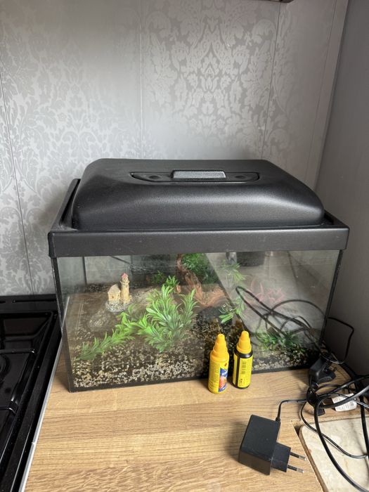 Akwarium 25 litrow zestaw filtr oswietlenie