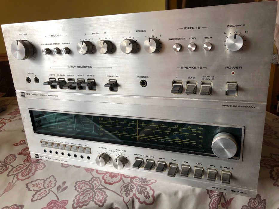 Radio i wzmacniacz CV1400 oraz CT1440