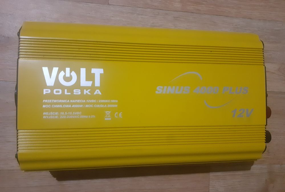 Інвертор Volt Polska SINUS PLUS 4000 12V/230V 2000/4000W чистий синус
