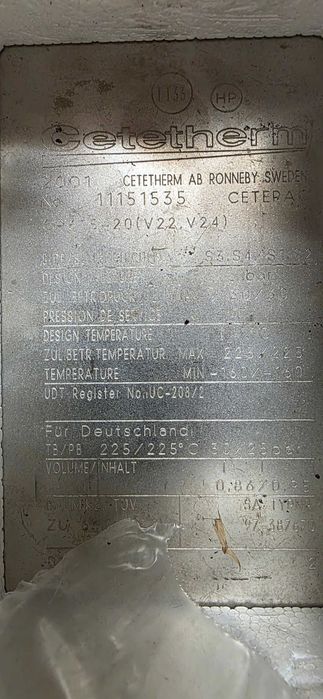 Wymiennik ciepła - Cetretherm CP615-20