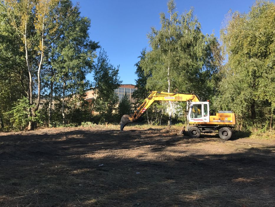 Czyszczenie działek, usuwanie korzeni, rekultywacja gruntu. Nysa