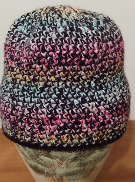 Kolorowa czapka handmade