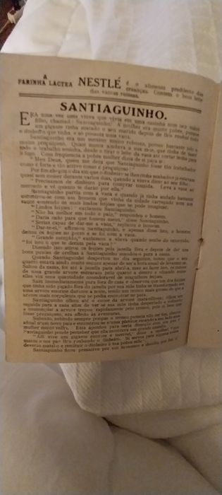 Nestlé-livro de publicidade a papa Nestlé com historia