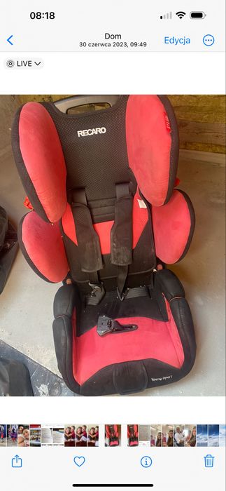 Fotelik samochodowy RECARO