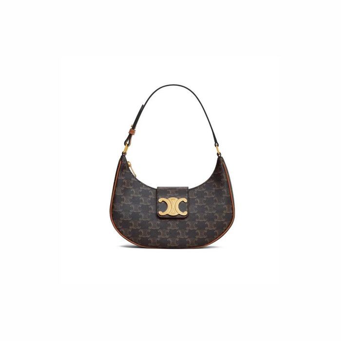 Сумка Ava Triomphe Bag Triomphe Canvas Calfskin Tan