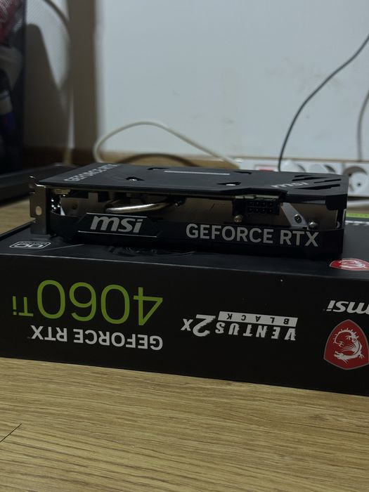 MSI GeForce RTX 4060 Ti VENTUS 2X BLACK 8GB OC - Stan Idealny!