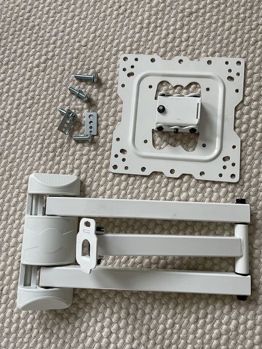 Uchwyt ścienny do telewizora biały