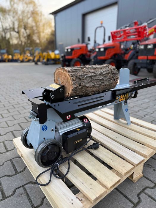 Łuparka pozioma NEX 7 ton 2300W średnica drewna 52cm kosz bezp.