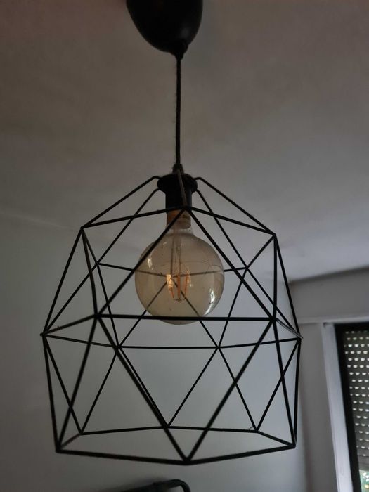 Candeeiro teto + Lâmpada