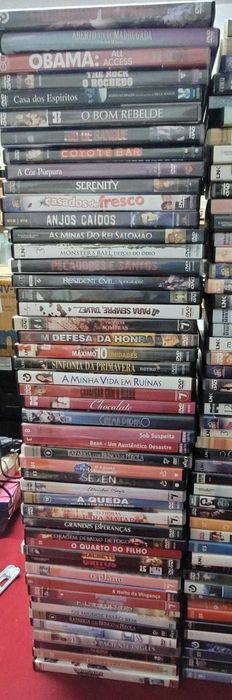 coleção com 750 DVD´s em bom estado