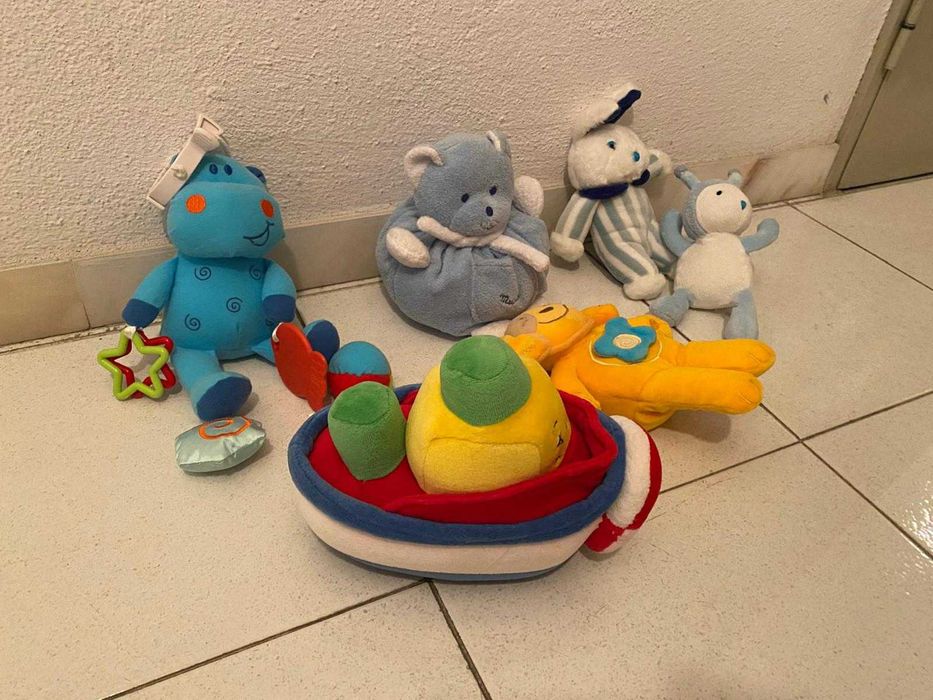 Peluches, conjunto de 6