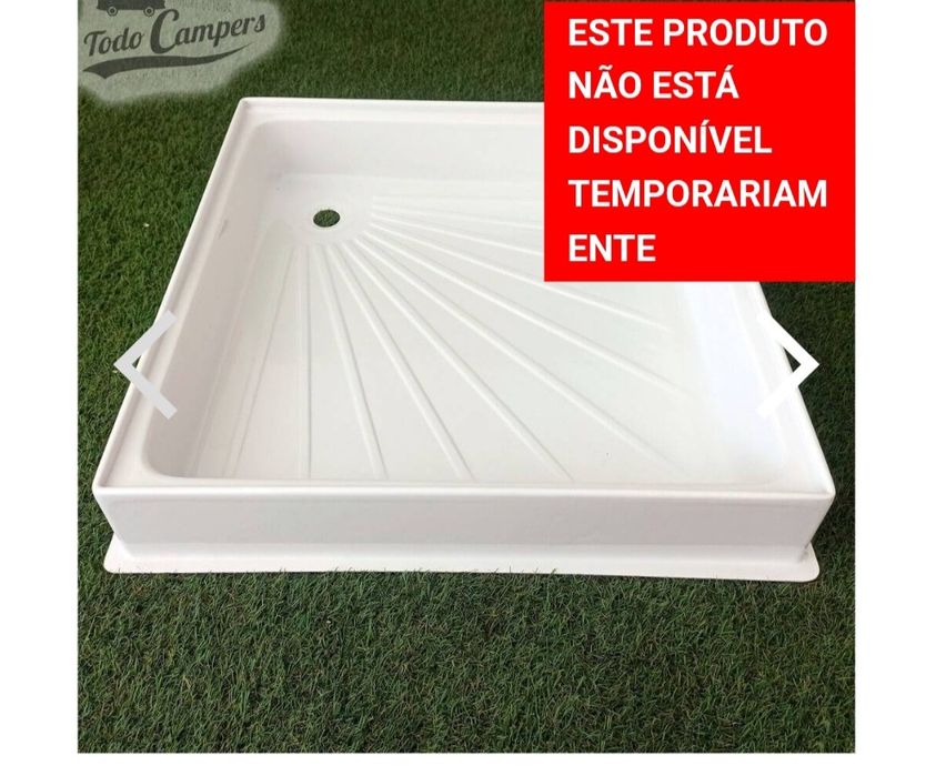 Base Duche/Polibã Branco 60x60x10,2cm de superfície