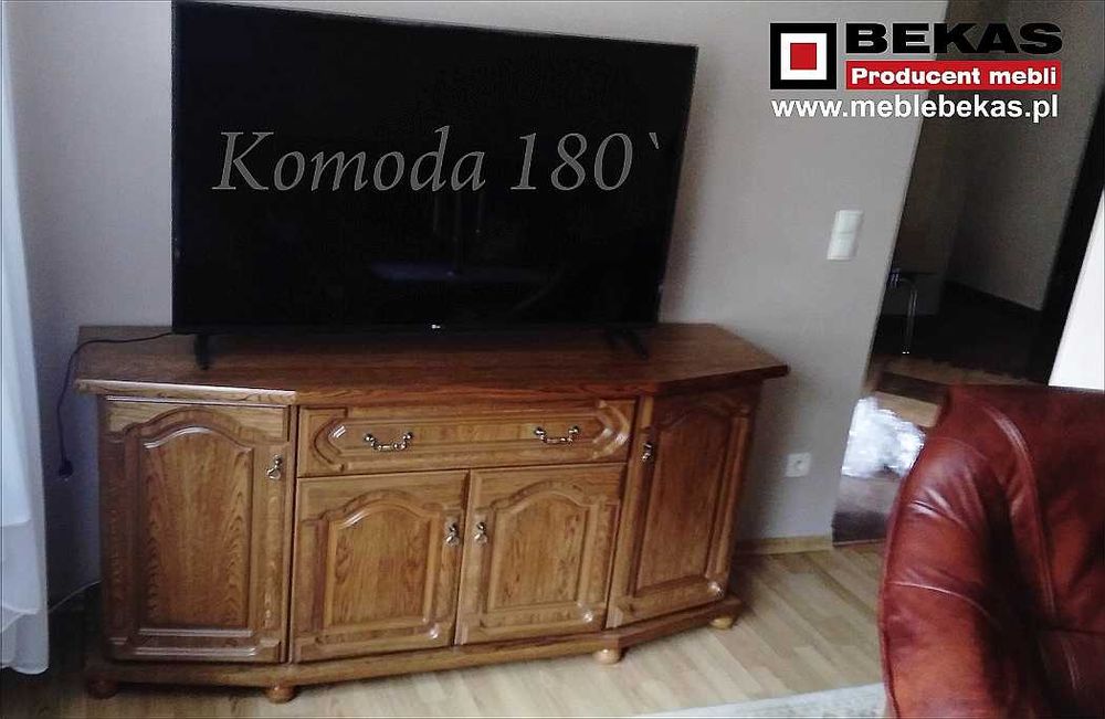 Stylowa Komoda 120` Dąb Rustikal Bekas Śliczna Producent BEKAS Meble