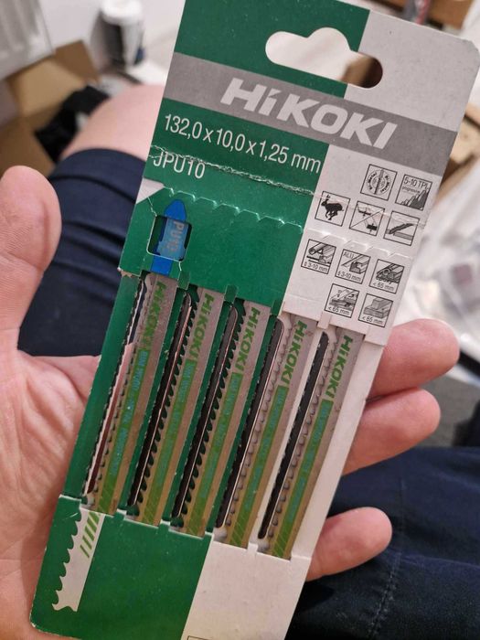 noże do wyżynarki wyzynarki noże HIKOKI HITATCHI nowe 132x 10 x 1,25