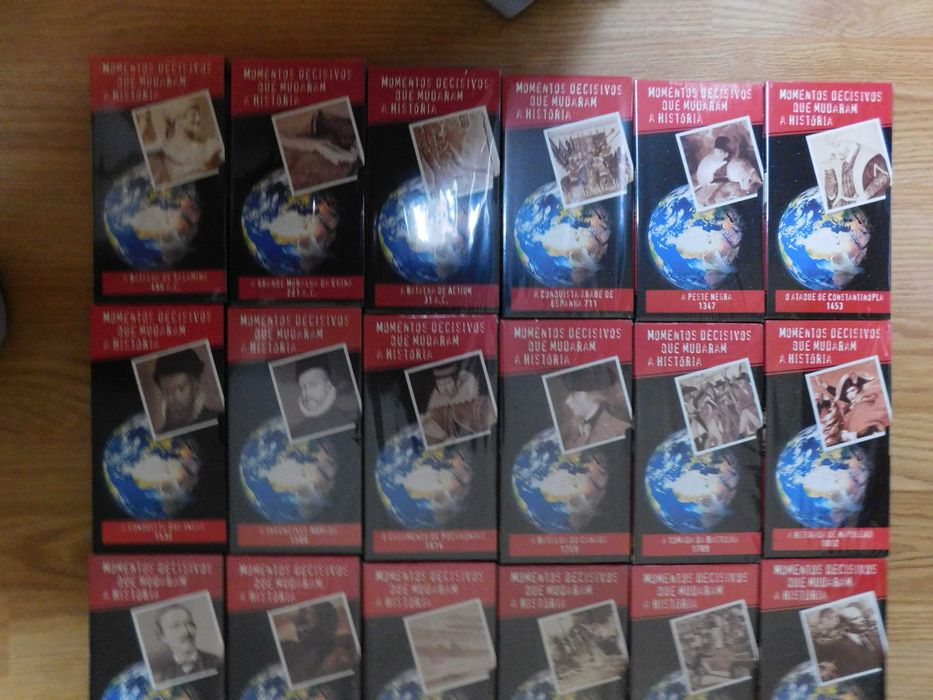 Coleção "Momentos Decisivos que Mudaram a História"  VHS NOVA