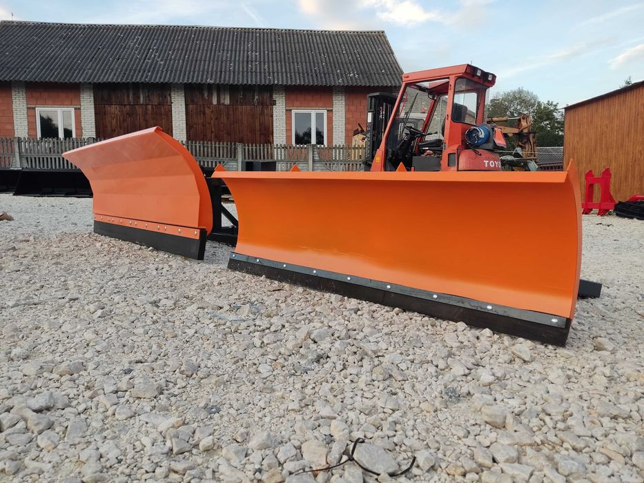 Nowy solidny Pług do śniegu do wózka widłowego dostawa raty