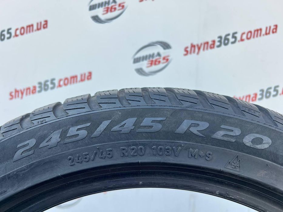 245/45 r20 pirelli winter sottozero 3 run flat 7mm шини бу зима